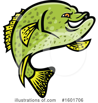 Royalty-Free (RF) Fish Clipart Illustration by patrimonio - Stock Sample #1601706