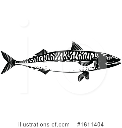 Mackerel Clipart #1611404 by Vector Tradition SM