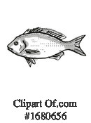 Fish Clipart #1680656 by patrimonio