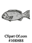 Fish Clipart #1680688 by patrimonio