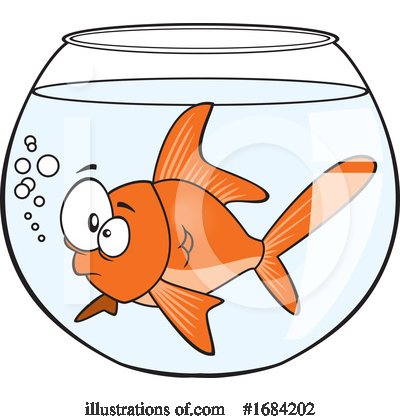 Fish Bowl Clipart #1684202 by toonaday