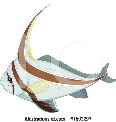 Royalty-Free (RF) Fish Clipart Illustration by Pushkin - Stock Sample #1692297