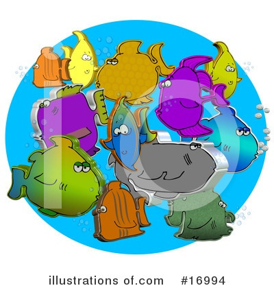 Royalty-Free (RF) Fish Clipart Illustration by djart - Stock Sample #16994