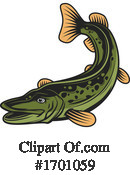 Fish Clipart #1701059 by Vector Tradition SM