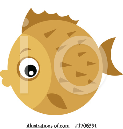 Blow Fish Clipart #1706391 by visekart