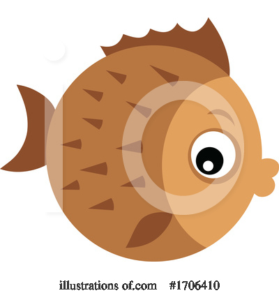 Puffer Fish Clipart #1706410 by visekart