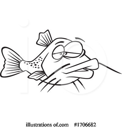 Royalty-Free (RF) Fish Clipart Illustration by toonaday - Stock Sample #1706682