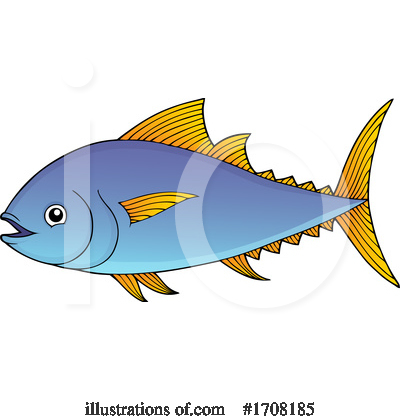 Tuna Fish Clipart #1708185 by visekart