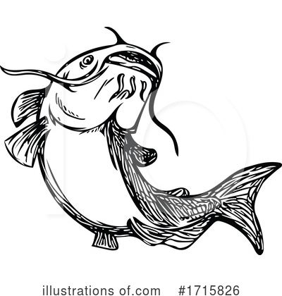 Catfish Clipart #1715826 by patrimonio