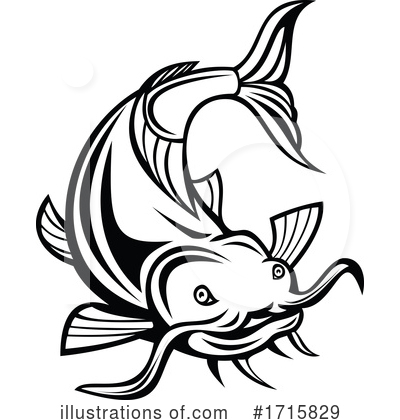 Catfish Clipart #1715829 by patrimonio