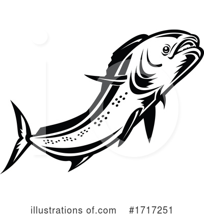 Royalty-Free (RF) Fish Clipart Illustration by patrimonio - Stock Sample #1717251