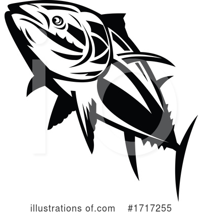 Tuna Fish Clipart #1717255 by patrimonio