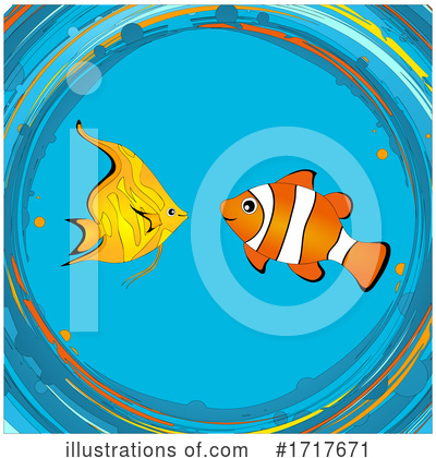 Royalty-Free (RF) Fish Clipart Illustration by elaineitalia - Stock Sample #1717671