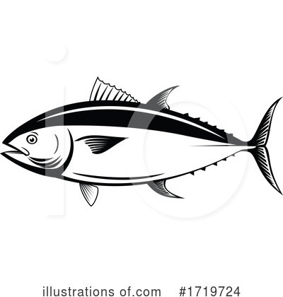 Tuna Fish Clipart #1719724 by patrimonio