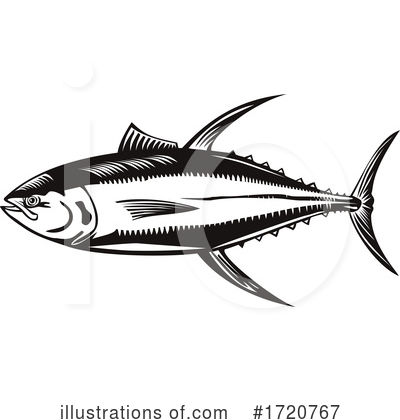 Tuna Fish Clipart #1720767 by patrimonio