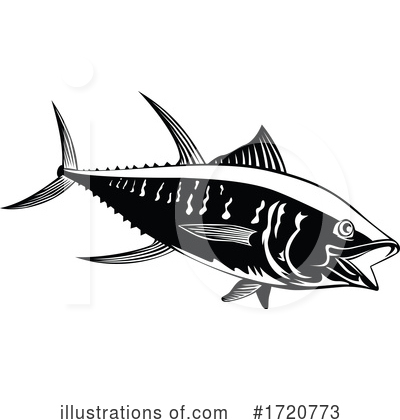 Tuna Fish Clipart #1720773 by patrimonio