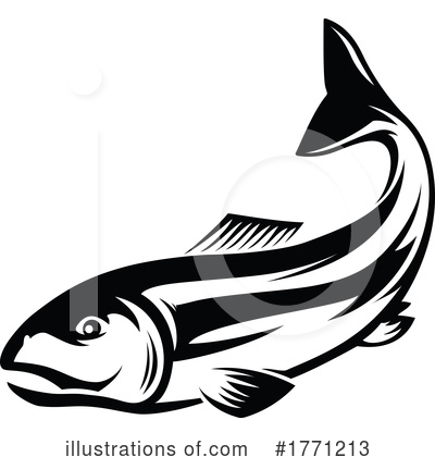 Salmon Clipart #1771213 by Vector Tradition SM