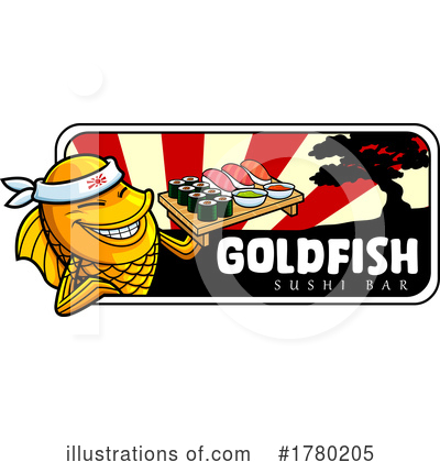 Chef Fish Clipart #1780205 by Hit Toon