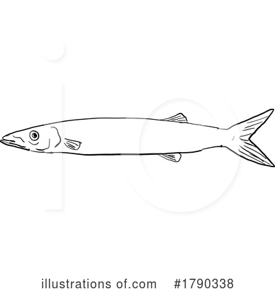 Royalty-Free (RF) Fish Clipart Illustration by patrimonio - Stock Sample #1790338