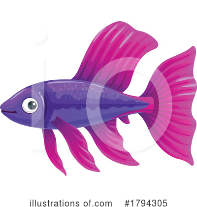 Guppy Clipart #1794305 by Vector Tradition SM