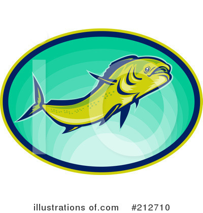 Royalty-Free (RF) Fish Clipart Illustration by patrimonio - Stock Sample #212710