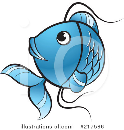 Royalty-Free (RF) Fish Clipart Illustration by Lal Perera - Stock Sample #217586