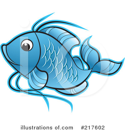 Royalty-Free (RF) Fish Clipart Illustration by Lal Perera - Stock Sample #217602