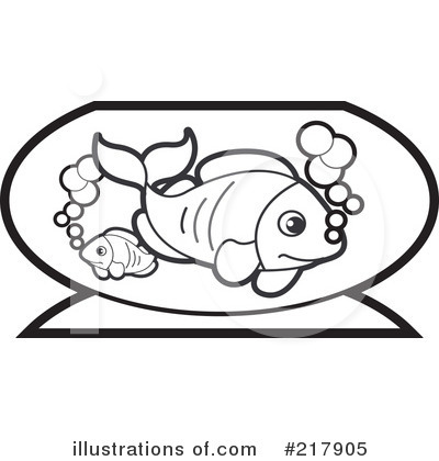 Royalty-Free (RF) Fish Clipart Illustration by Lal Perera - Stock Sample #217905