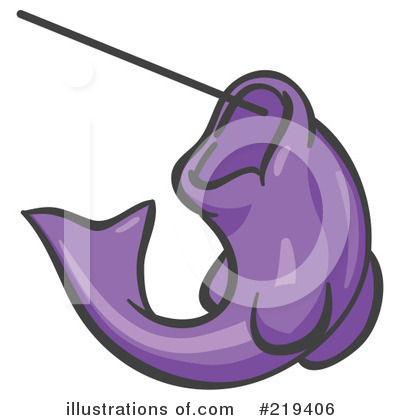 Royalty-Free (RF) Fish Clipart Illustration by Leo Blanchette - Stock Sample #219406