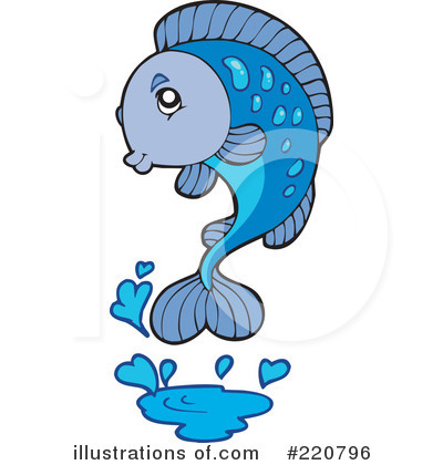 Royalty-Free (RF) Fish Clipart Illustration by visekart - Stock Sample #220796