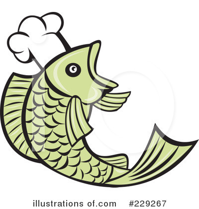 Royalty-Free (RF) Fish Clipart Illustration by patrimonio - Stock Sample #229267