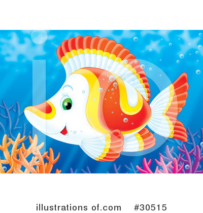 Royalty-Free (RF) Fish Clipart Illustration by Alex Bannykh - Stock Sample #30515
