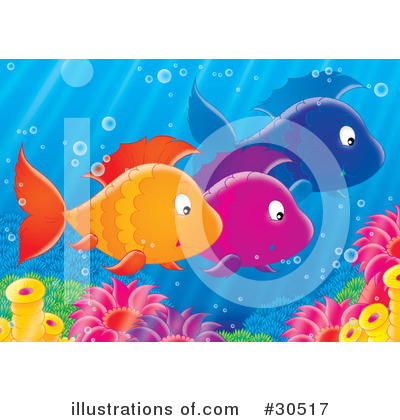 Royalty-Free (RF) Fish Clipart Illustration by Alex Bannykh - Stock Sample #30517