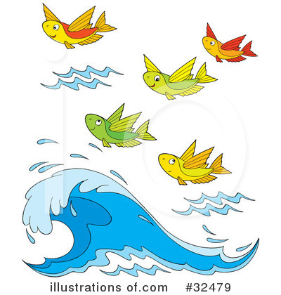 Royalty-Free (RF) Fish Clipart Illustration by Alex Bannykh - Stock Sample #32479