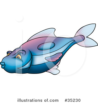 Royalty-Free (RF) Fish Clipart Illustration by dero - Stock Sample #35230