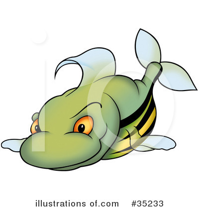 Royalty-Free (RF) Fish Clipart Illustration by dero - Stock Sample #35233