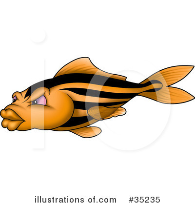 Royalty-Free (RF) Fish Clipart Illustration by dero - Stock Sample #35235
