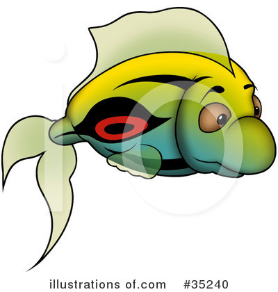 Royalty-Free (RF) Fish Clipart Illustration by dero - Stock Sample #35240