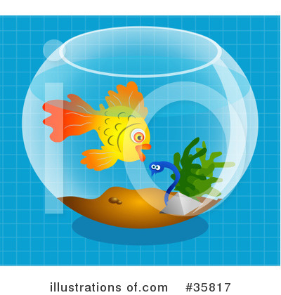 Royalty-Free (RF) Fish Clipart Illustration by Prawny - Stock Sample #35817