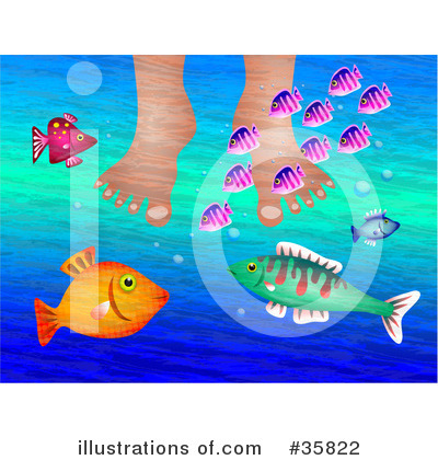 Royalty-Free (RF) Fish Clipart Illustration by Prawny - Stock Sample #35822