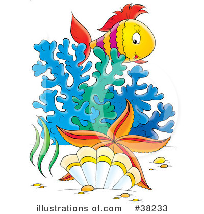 Royalty-Free (RF) Fish Clipart Illustration by Alex Bannykh - Stock Sample #38233