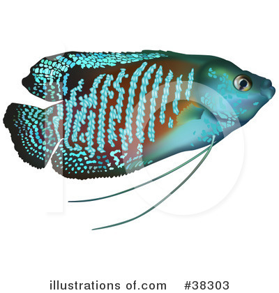 Royalty-Free (RF) Fish Clipart Illustration by dero - Stock Sample #38303