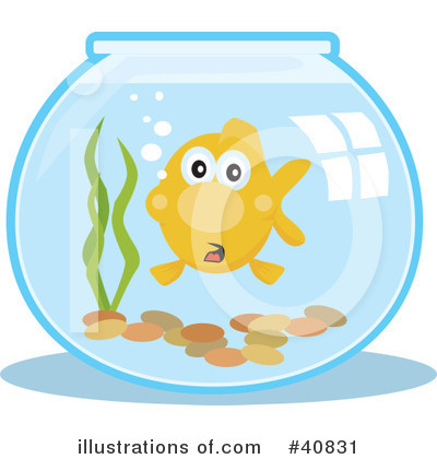 Royalty-Free (RF) Fish Clipart Illustration by Dennis Holmes Designs - Stock Sample #40831
