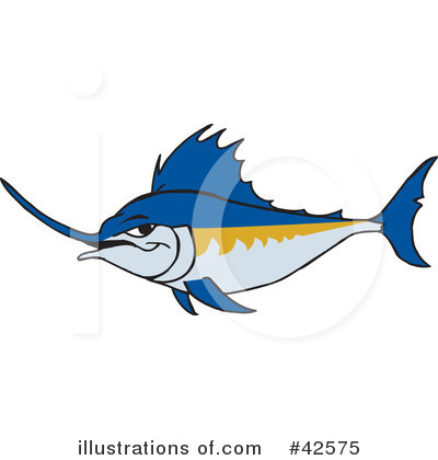 Royalty-Free (RF) Fish Clipart Illustration by Dennis Holmes Designs - Stock Sample #42575