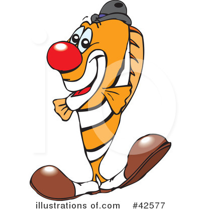 Clownfish Clipart #42577 by Dennis Holmes Designs