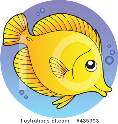 Royalty-Free (RF) Fish Clipart Illustration by visekart - Stock Sample #435393