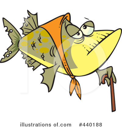 Royalty-Free (RF) Fish Clipart Illustration by toonaday - Stock Sample #440188
