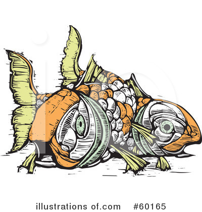 Royalty-Free (RF) Fish Clipart Illustration by xunantunich - Stock Sample #60165