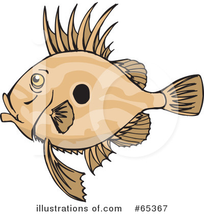 Royalty-Free (RF) Fish Clipart Illustration by Dennis Holmes Designs - Stock Sample #65367