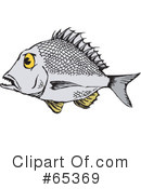 Fish Clipart #65369 by Dennis Holmes Designs